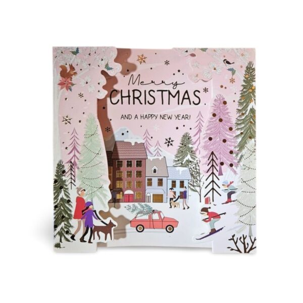 Weihnachtskarte „Frosted Village“