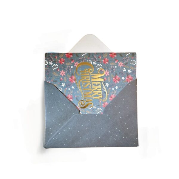 Weihnachtskarte „Golden Bloom“
