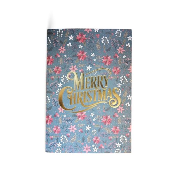 Weihnachtskarte „Golden Bloom“