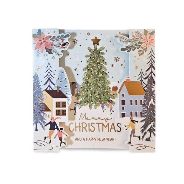 Weihnachtskarte „Winter Village“