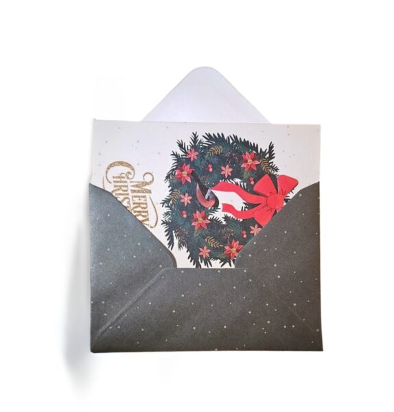 Weihnachtskarte „Winterkranz“