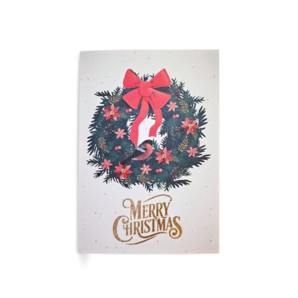Weihnachtskarte „Winterkranz“