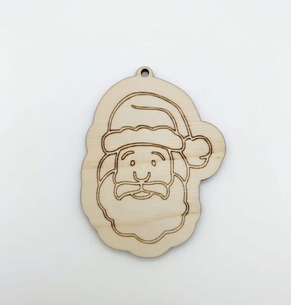 Anhänger „Santa Claus“ zum Bemalen und Dekorieren