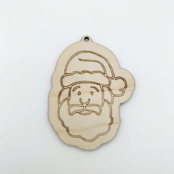 Anhänger „Santa Claus“ zum Bemalen und Dekorieren
