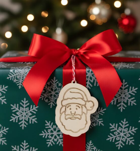 Anhänger „Santa Claus“ zum Bemalen und Dekorieren