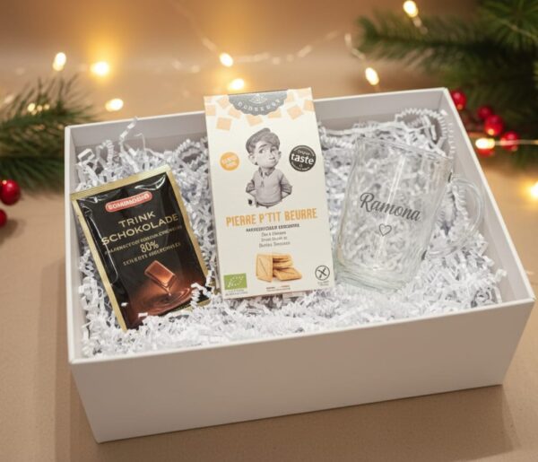 Geschenkbox „Genussmoment“ – persönlich & stilvoll