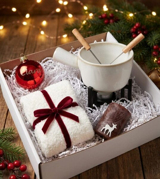 Geschenkset „Romantik & Fondue-Genuss“ – Für hyggelige Winterabende